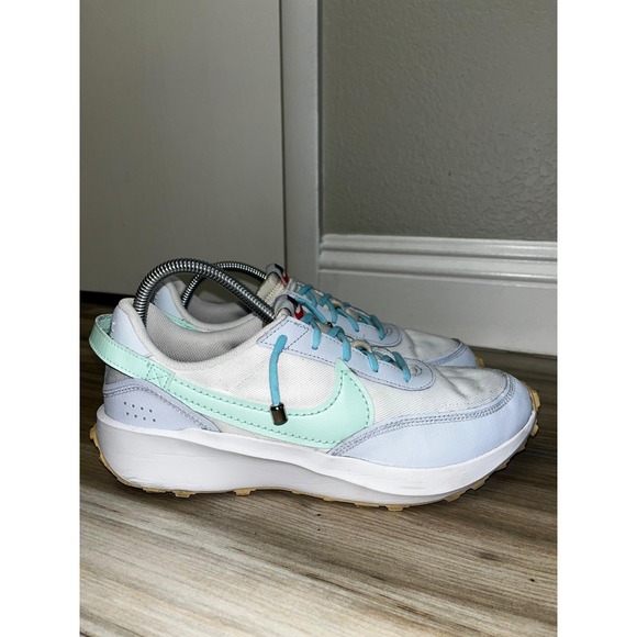 Nike Other - Nike Waffle Debut Mens Size 8.5 US White Mint Green Sneaker Shoes DV0743-100